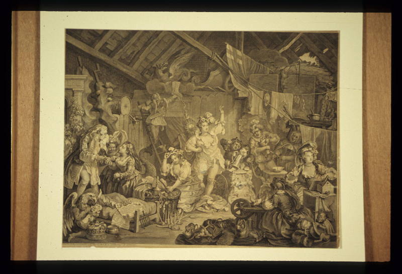 Strolling Actresses Dressing in a Barn