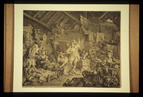 Strolling Actresses Dressing in a Barn