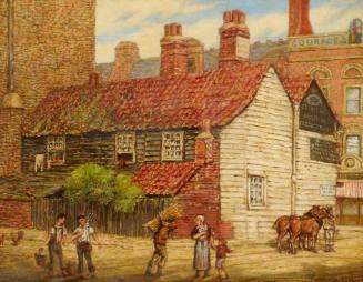 Peckham High Street, Weatherboarded Houses, Basing Yard (Rear view)
