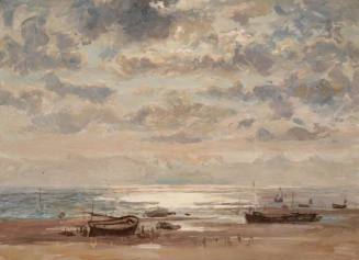 Beach Scene at Evening