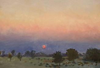 Sunset over Fields