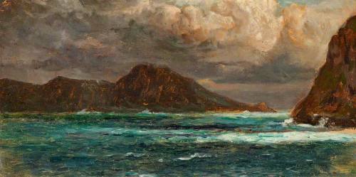 Rocky Headland at Evening