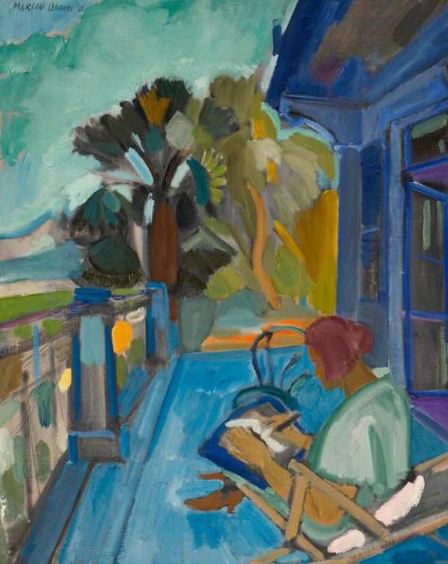 Woman on a Terrace