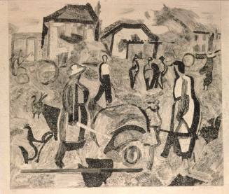 Woman and Wheelbarrow