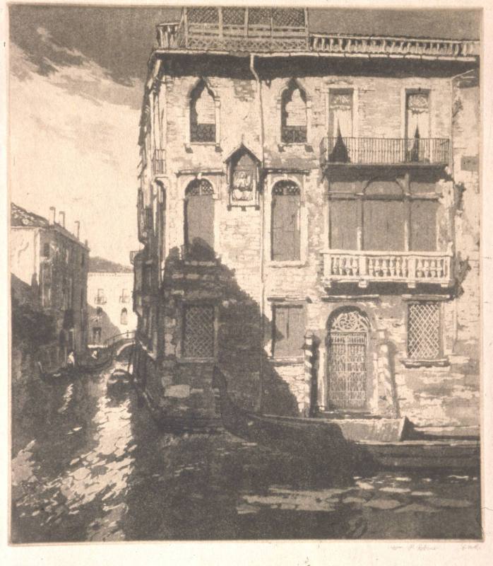 The Shadowed Canal, Venice