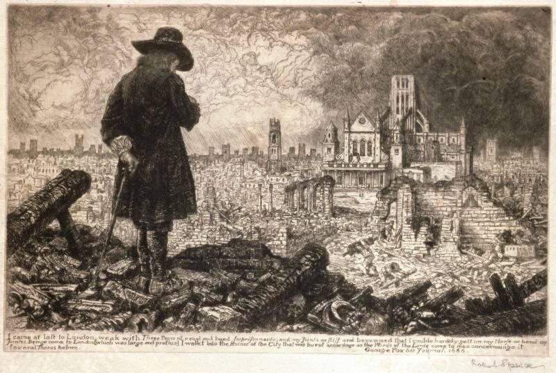 Fox Surveying the Ruins of London