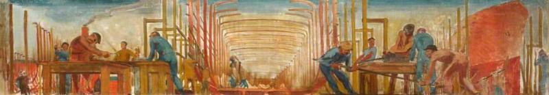 Mural Design for Portico at the Empire Exhibition
