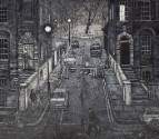 Cleaver Square from Kennington Park Road, London SE11