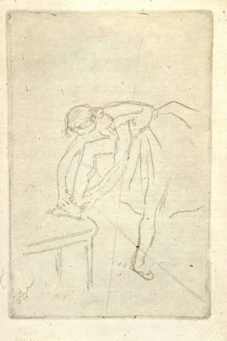 Dancer Tying her Shoe (Danseuse Mettant son Chausson)
