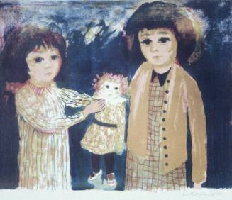 [untitled] Two Girls with a Doll