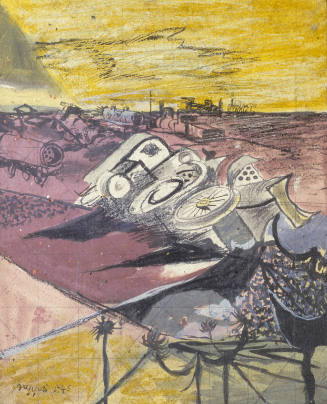 Marshalling Yard, Trappes. 1945