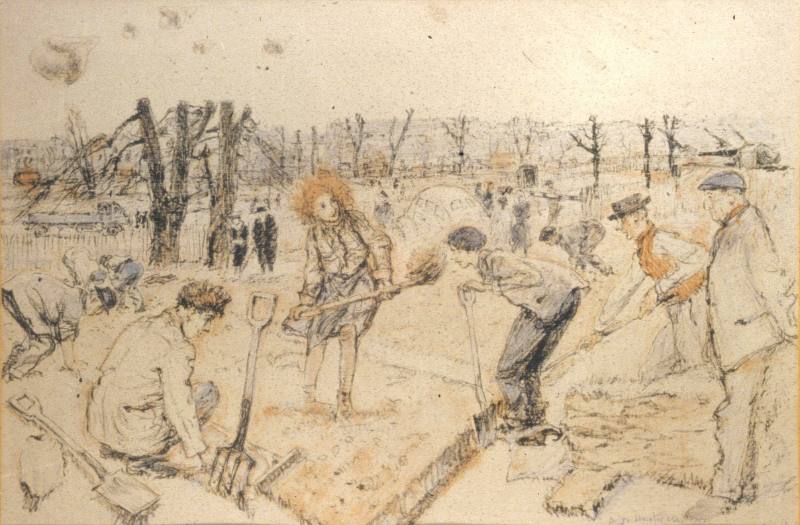 Allotments at Clapham Common