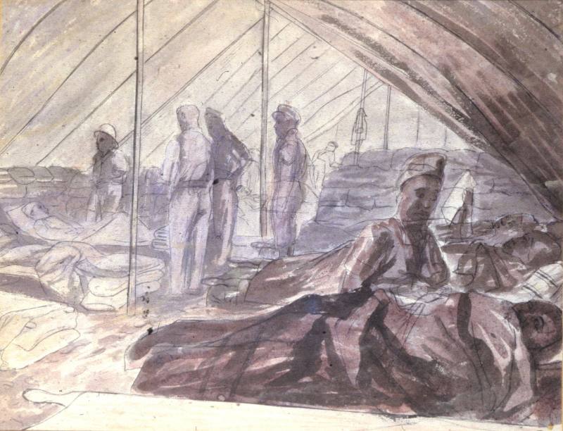 Native Ward, S. African 18th casualty cleaning station