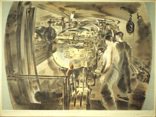 15 Inch Gun Turret, HMS Repulse, August 1941