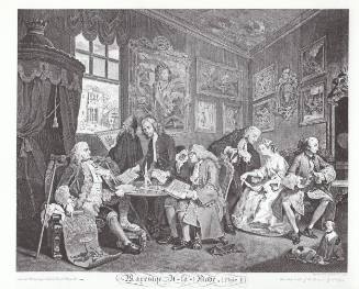 Marriage à-la-mode (Plate 1): "The Marriage Settlement"