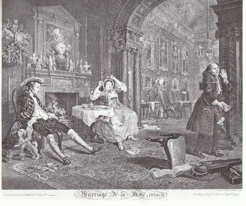 Marriage à-la-mode (Plate 2): "The Tête à Tête"