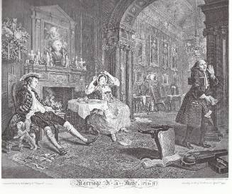 Marriage à-la-mode (Plate 2): "The Tête à Tête"
