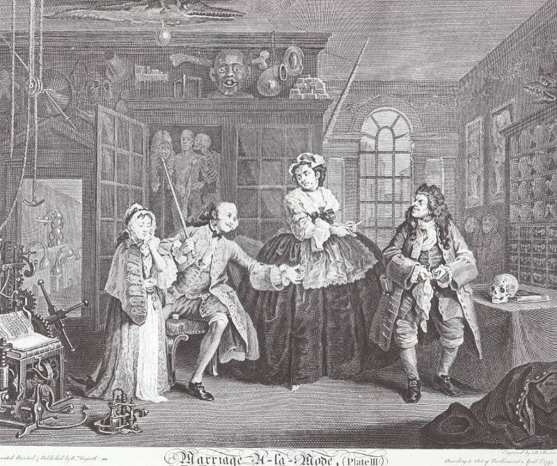 Marriage à-la-mode (Plate 3): "The Inspection"