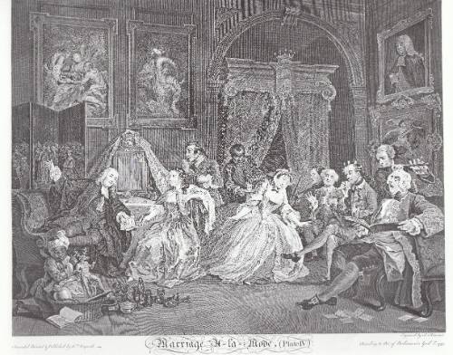 Marriage à-la-mode (Plate 4): "The Toilette"