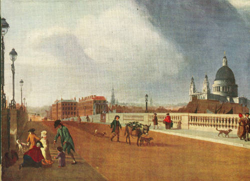 Blackfriars Bridge, c. 1780