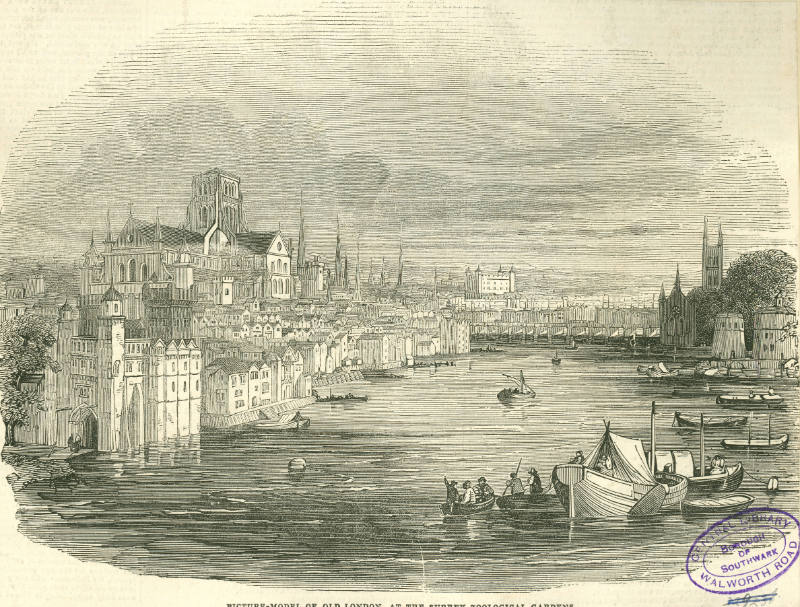 Illustration from the "Illustrated London News", published on June 1st 1844. The illustration d…