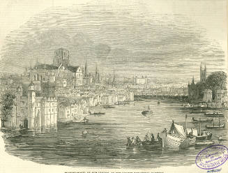 Illustration from the "Illustrated London News", published on June 1st 1844. The illustration d…