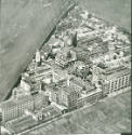 An aerial photograph of the Peek Frean Factory, Drummond Road, Bermondsey, taken around 1960